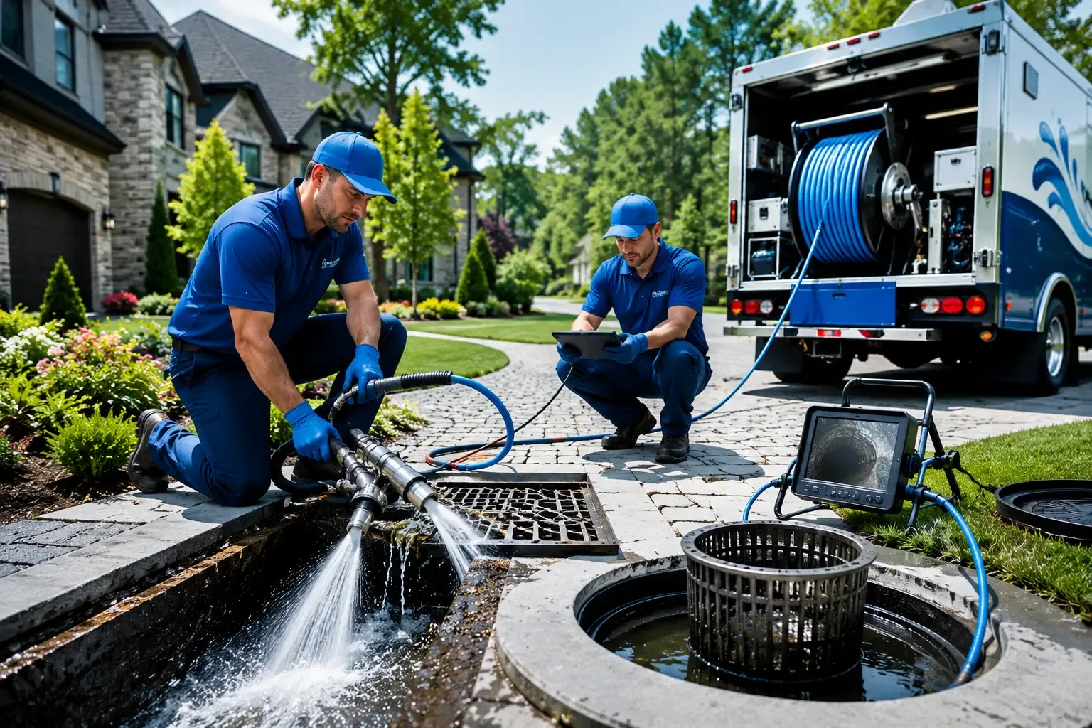 Local outdoor drain cleaning professionals in Tovey, IL
